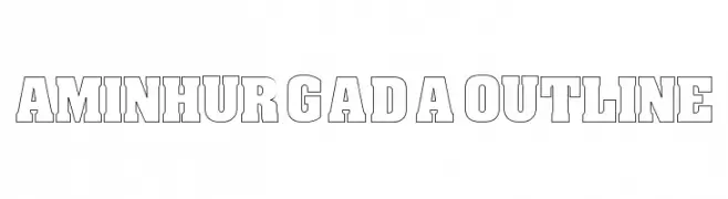 Amin_Hurgada Outline  Descarca Fonturi Gratis