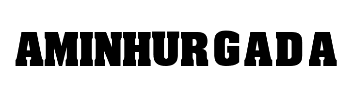 Amin_Hurgada Font