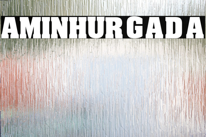 Amin_Hurgada Font examples