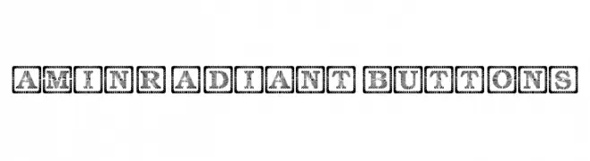 Amin_Radiant Buttons  Descarca Fonturi Gratis