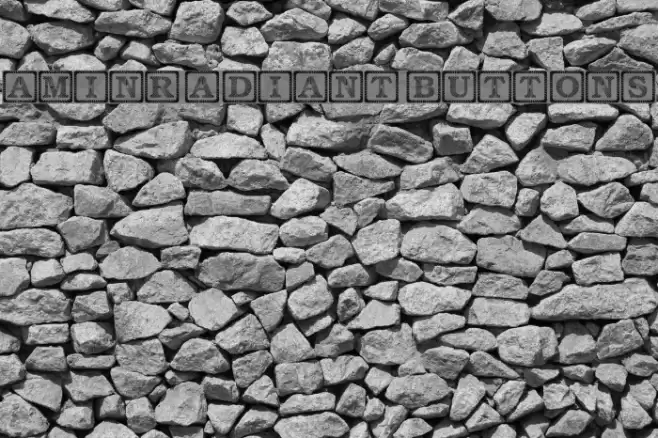 Amin_Radiant Buttons Font examples