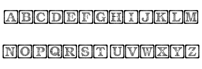 Amin_Radiant Buttons Font LOWERCASE