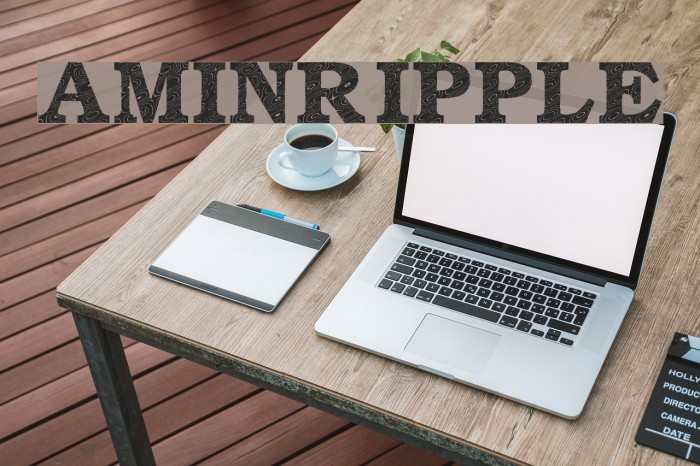 Amin_Ripple Font examples