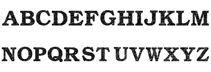 Amin_Ripple Font LOWERCASE