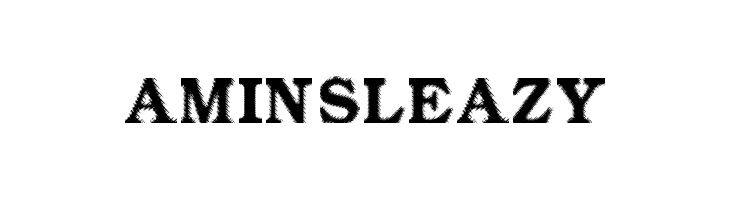 Amin_Sleazy Font