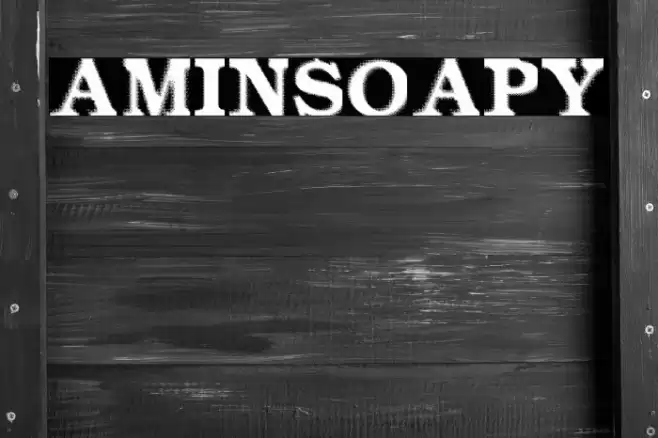 Amin_Soapy Font examples