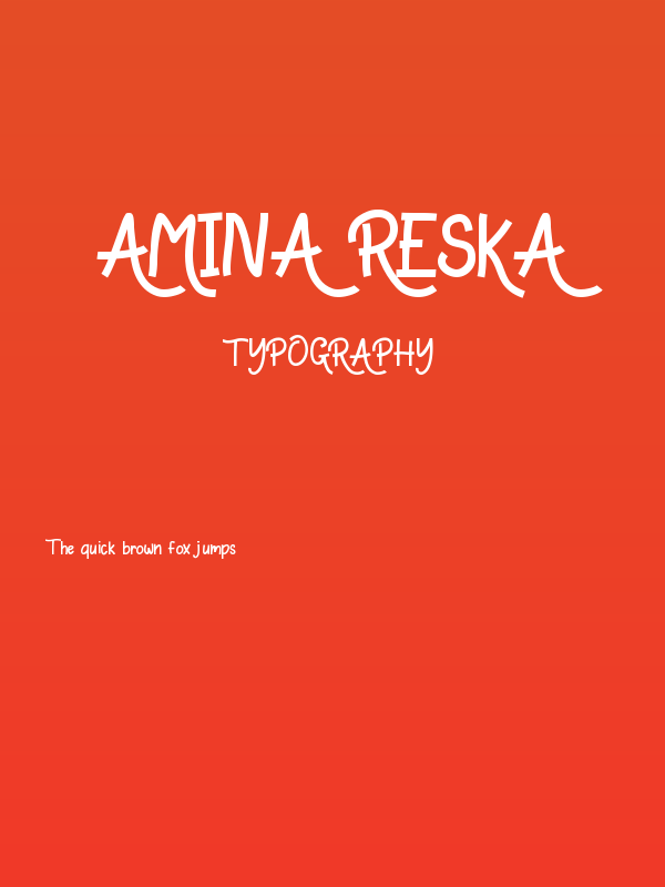 Amina Reska Poster