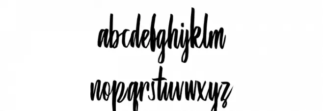 Amindinah 字体 小写