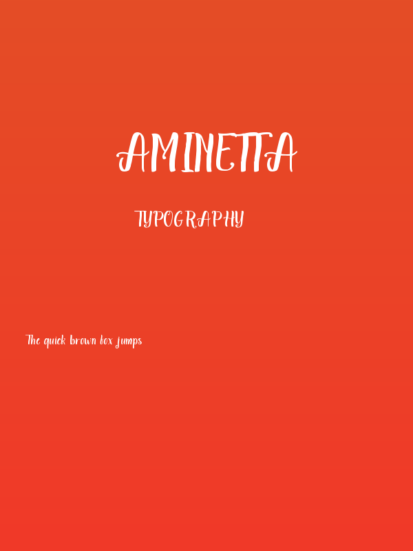Aminetta Poster