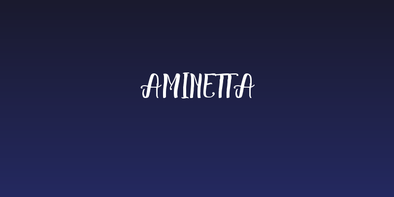 Aminetta Social Header