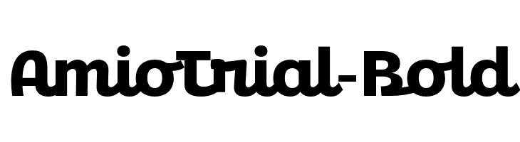 AmioTrial-Bold  Frei Schriftart Herunterladen