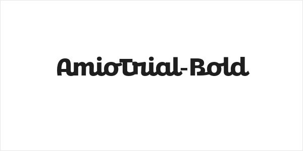 AmioTrial-Bold Logo