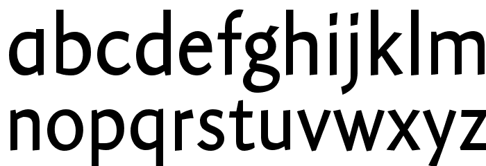 Amira Light Font LOWERCASE
