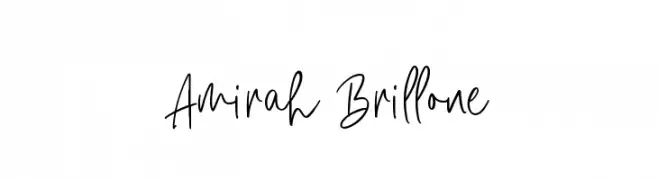 Amirah Brillone  Frei Schriftart Herunterladen
