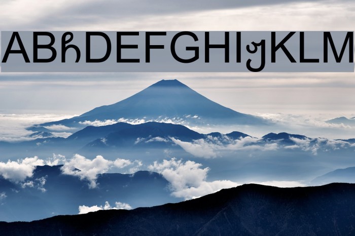 Amiran Font examples
