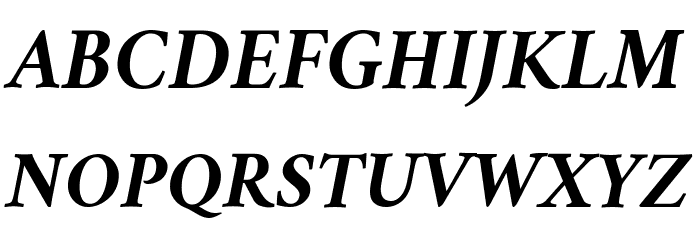 itc cheltenham std bold italic font