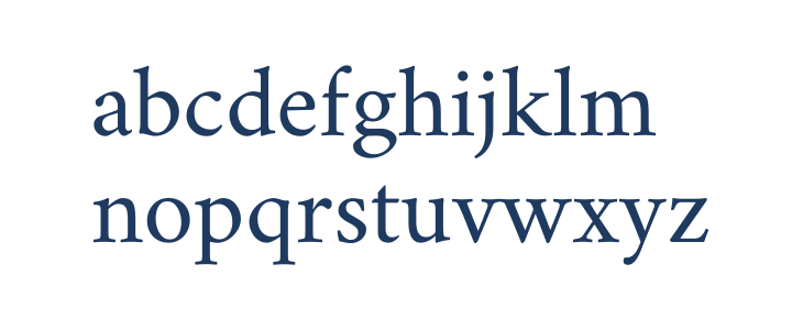 Amiri Quran Regular Lowercase