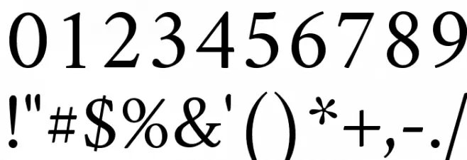 Amiri Regular Font OTHER CHARS