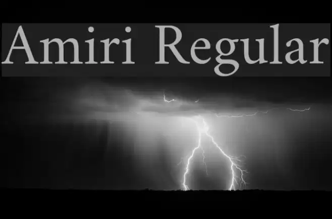 Amiri Regular Font examples