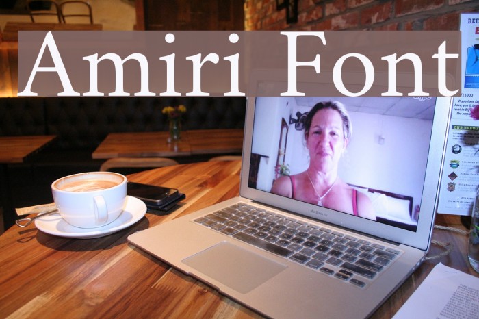 Amiri Font examples