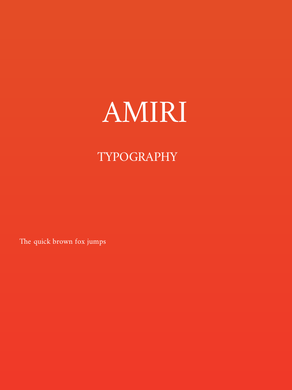 Amiri Poster
