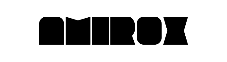 Amirox  免费字体下载