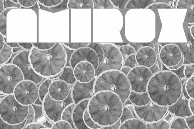 Amirox Font examples