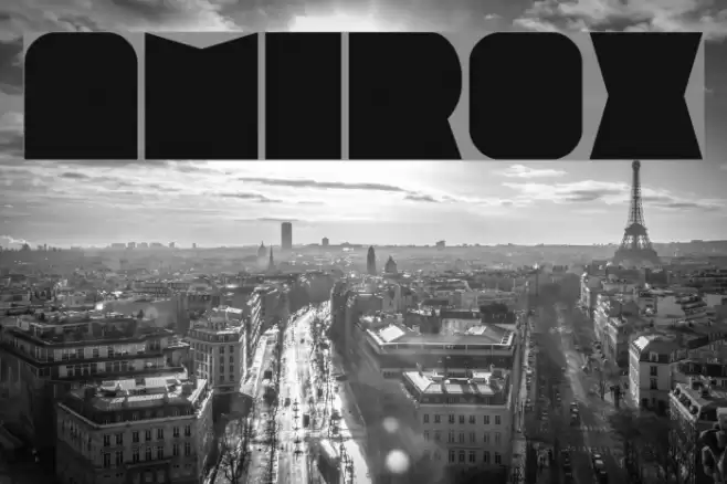 Amirox Font examples