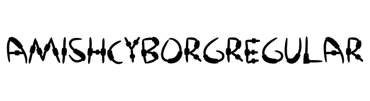 Amish Cyborg Regular  font caratteri gratis