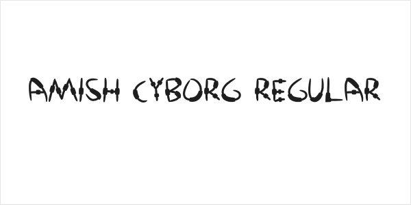Amish Cyborg Regular Logo