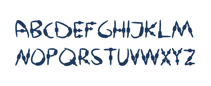 Amish Cyborg Regular Lowercase