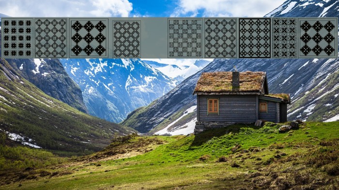 Amish Quilts Font examples