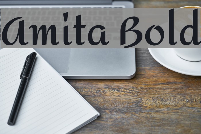 Amita Bold फ़ॉन्ट examples