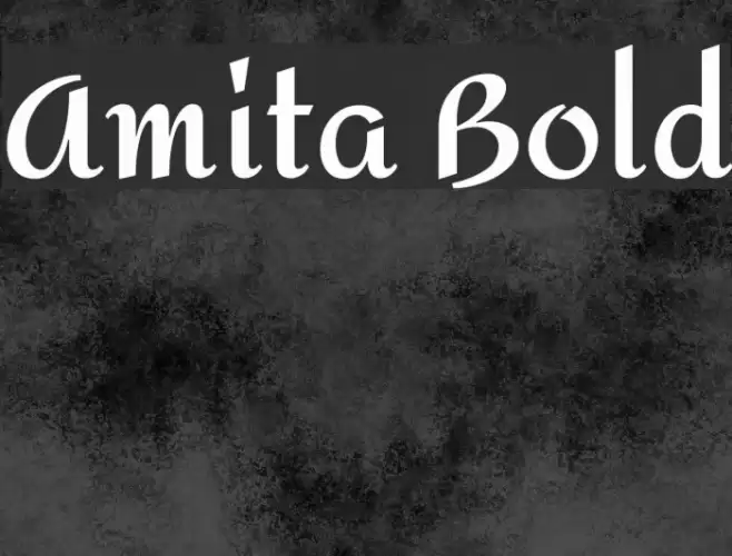 Amita Bold फ़ॉन्ट examples