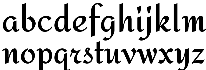 Amita Bold Font LOWERCASE