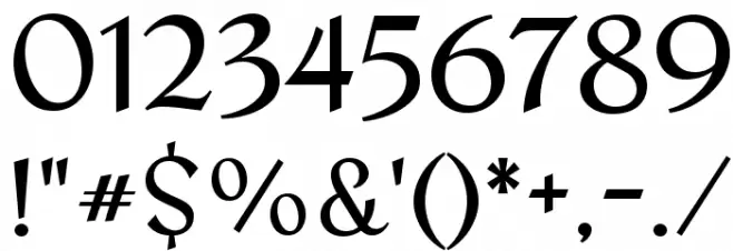 Amita Regular Font Alte caractere