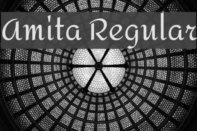 Amita Regular Font examples