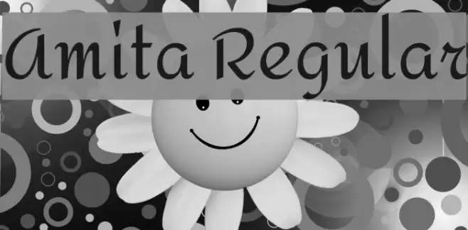 Amita Regular Font examples