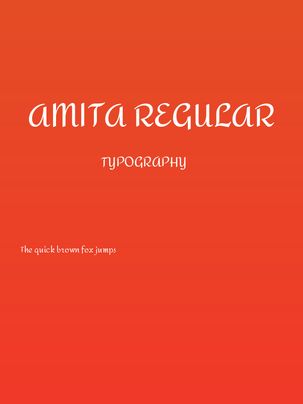 Amita Regular Poster