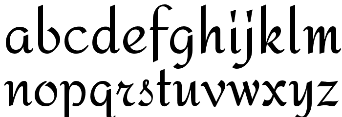 Amita Font LOWERCASE