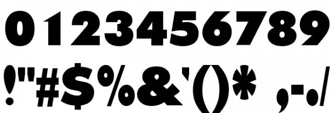 Amity Jack Font OTHER CHARS