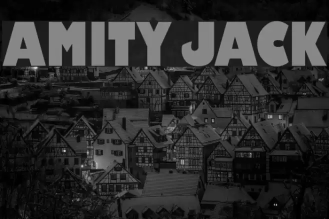 Amity Jack Font examples