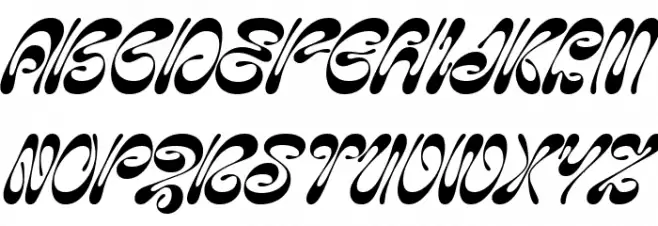 Amiza DEMO Font Litere mari