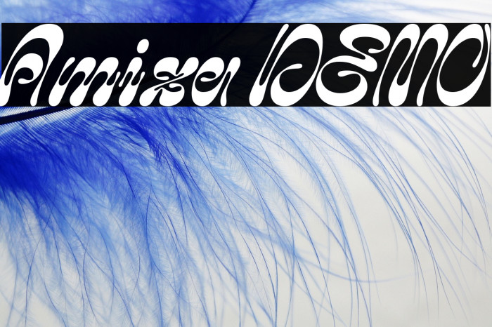 Amiza DEMO Font examples