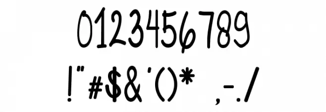 Ammah-Ucha Font OTHER CHARS