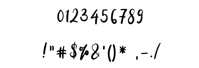 Ammanda Font OTHER CHARS