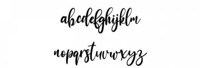 Ammanda फ़ॉन्ट लोअरकेस