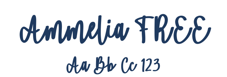 Ammelia FREE Font Preview