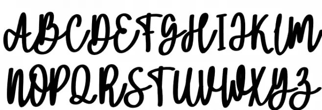 AmmeliaFREE خط أحرف كبيرة