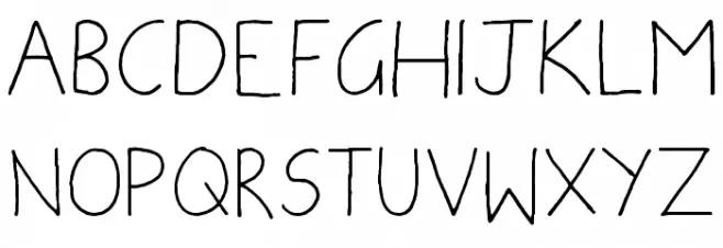 Ammys Handwriting Font UPPERCASE